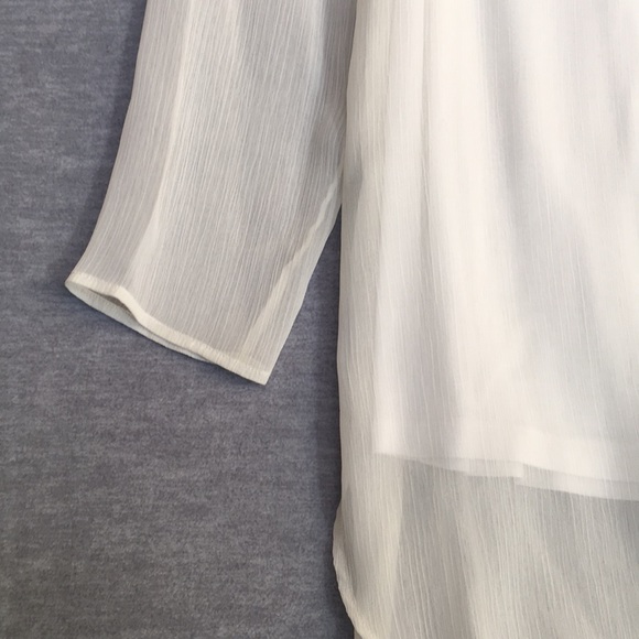 SOFT SURROUNDINGS Cool Comfy Gauzy Leisure Lounge Summer Long Line Oversized Top - Picture 5 of 15